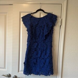Topshop Royal Blue Lace Dress